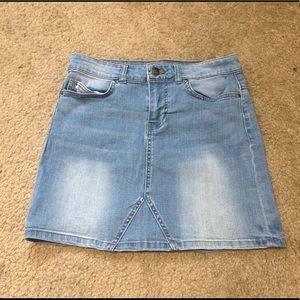 Jean Skirt- Wild-Blue